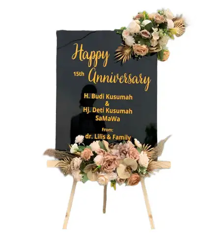 Papan Bunga Akrilik Guntung Payung