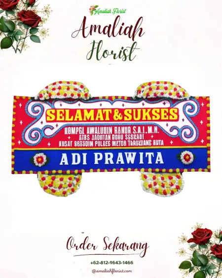Papan Bunga Ucapan Selamat Guntung Payung