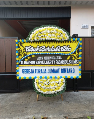 Papan Bunga Duka di Guntung Payung